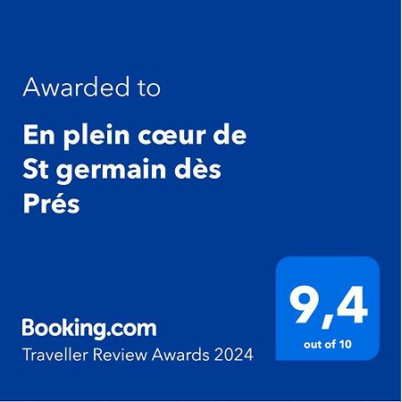Apartmán En Plein Coeur De St Germain Des Pres Paříž Exteriér fotografie