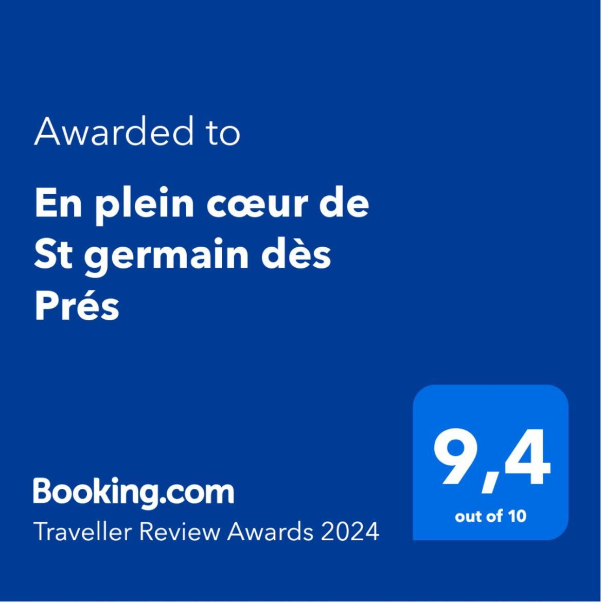 Apartmán En Plein Coeur De St Germain Des Pres Paříž Exteriér fotografie